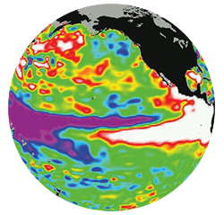 heatmap view of the earth